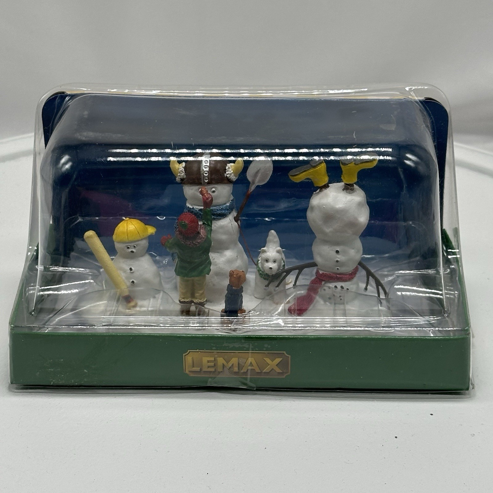 Lemax Christmas Village 2015 FRIENDS TO PLAY WITH #53231 Sports Baseball Snowman