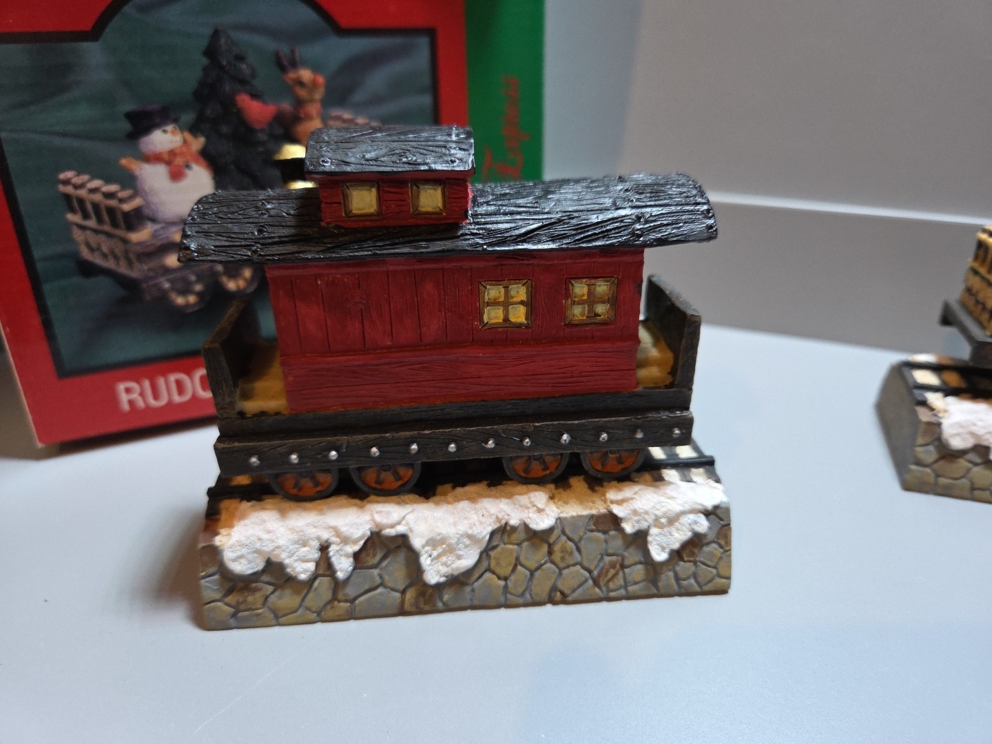 JCPenney Home Towne Express Christmas Train Cars & Tracks in Original Boxes