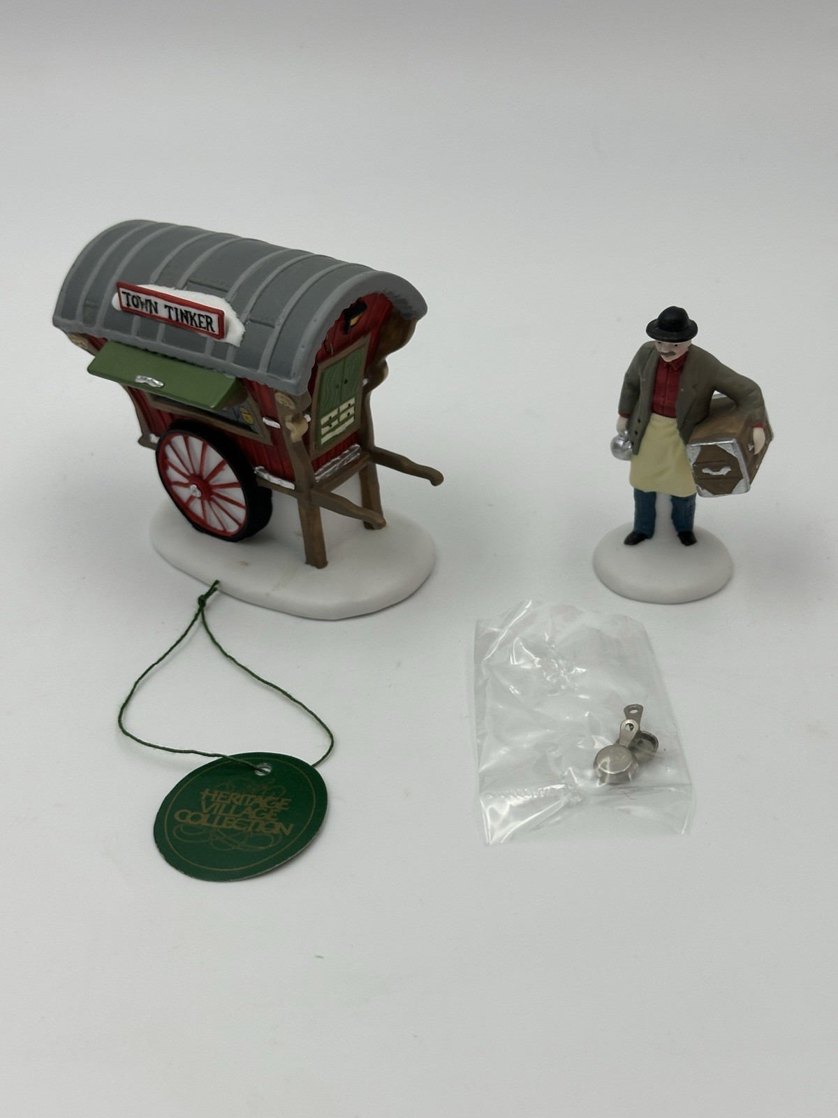 Dept 56 Heritage Village Collection “Town Tinker” #5646-4 New In box Vintage