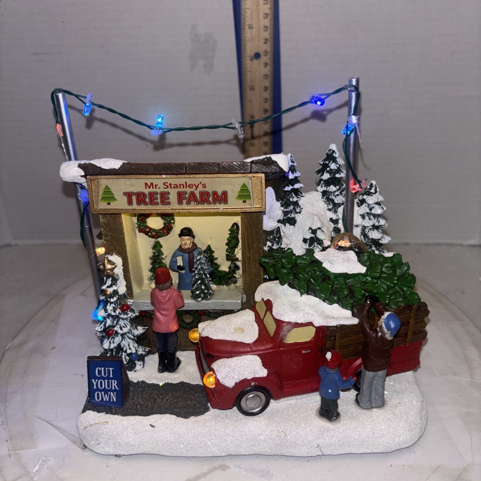 Carole Towne Collection ~ Mr. Stanley’s Tree Farm Lighted Village Scene