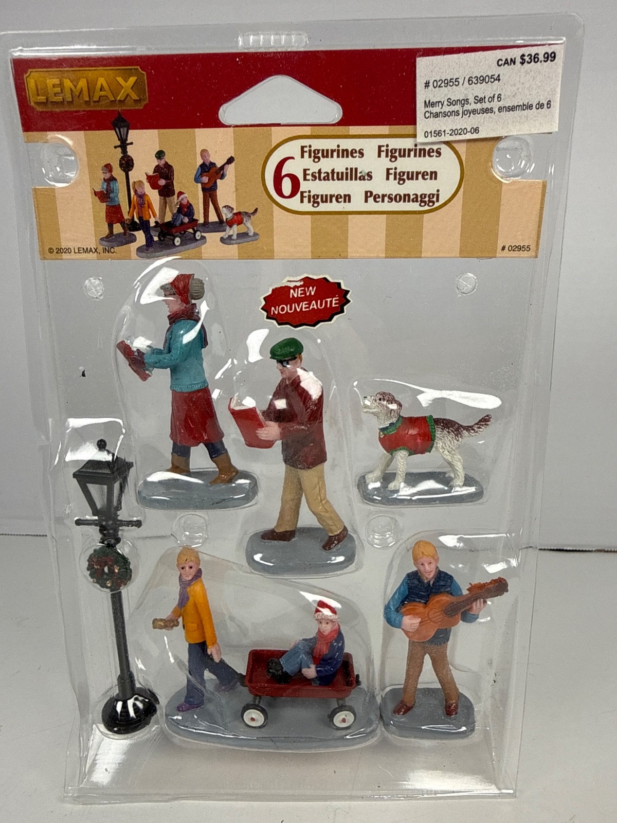 Lemax 2020 Merry Songs General Products #02955 Street Lamp Guitarist Christmas