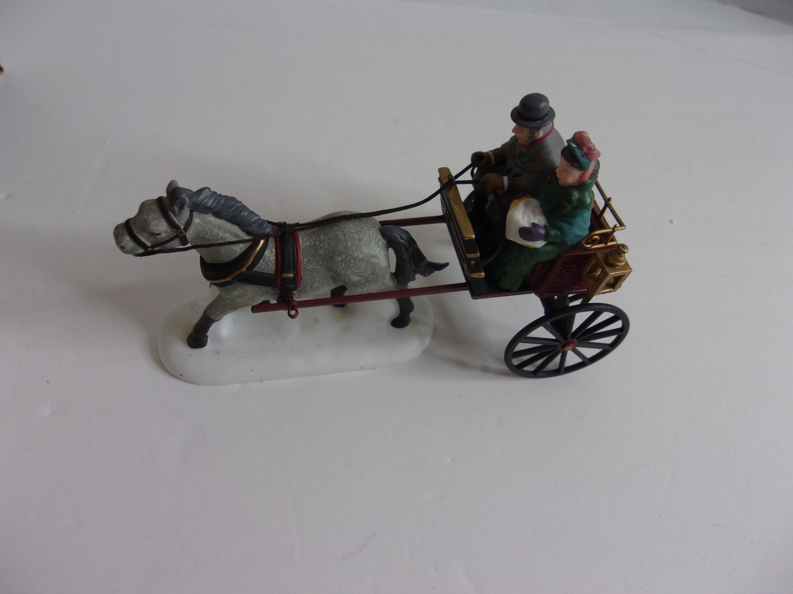 Dept 56 Heritage Village Collection Red Christmas Sulky 58401