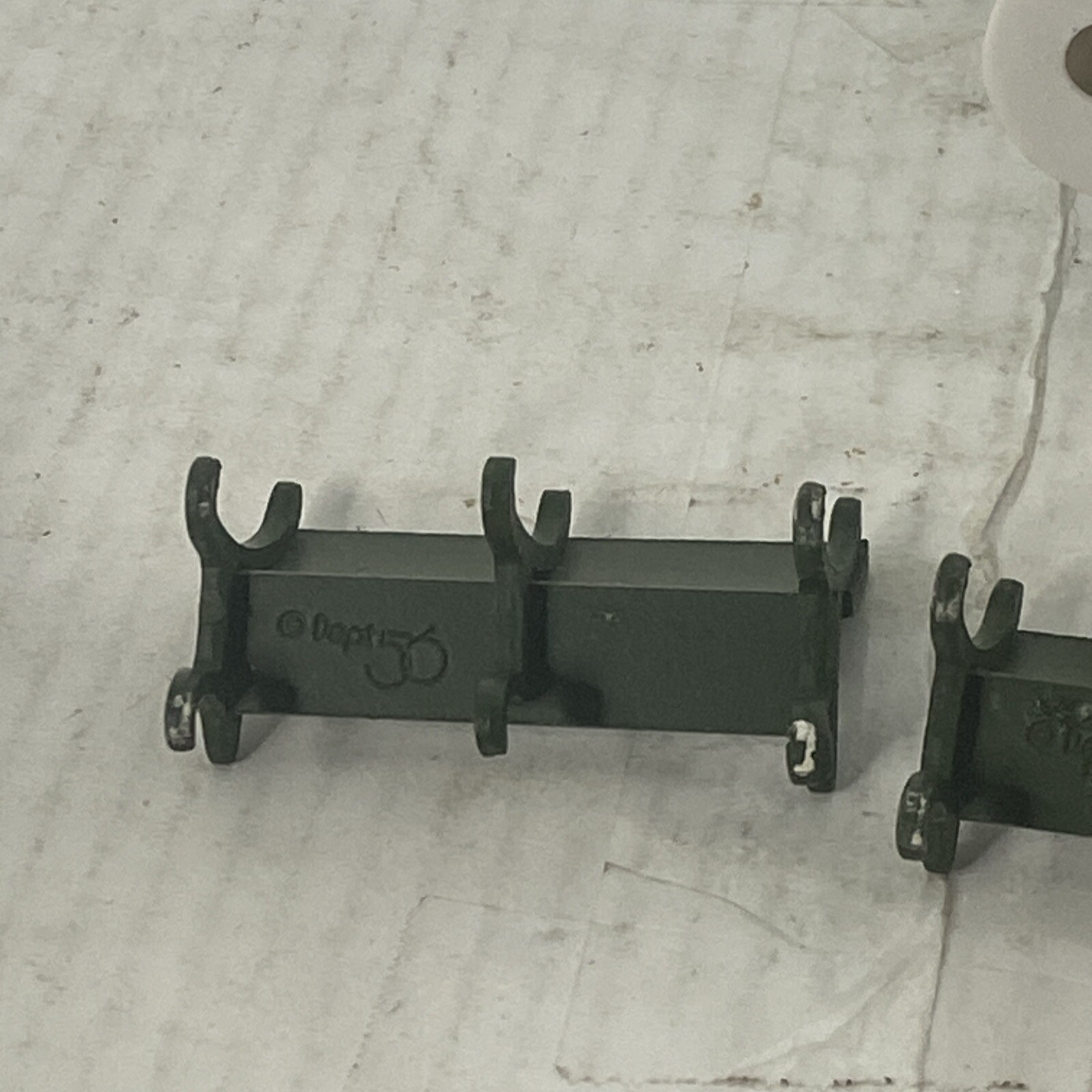 Department 56 Accessory Lot 2 Metal Park Benches And 1 Porcelain Pine