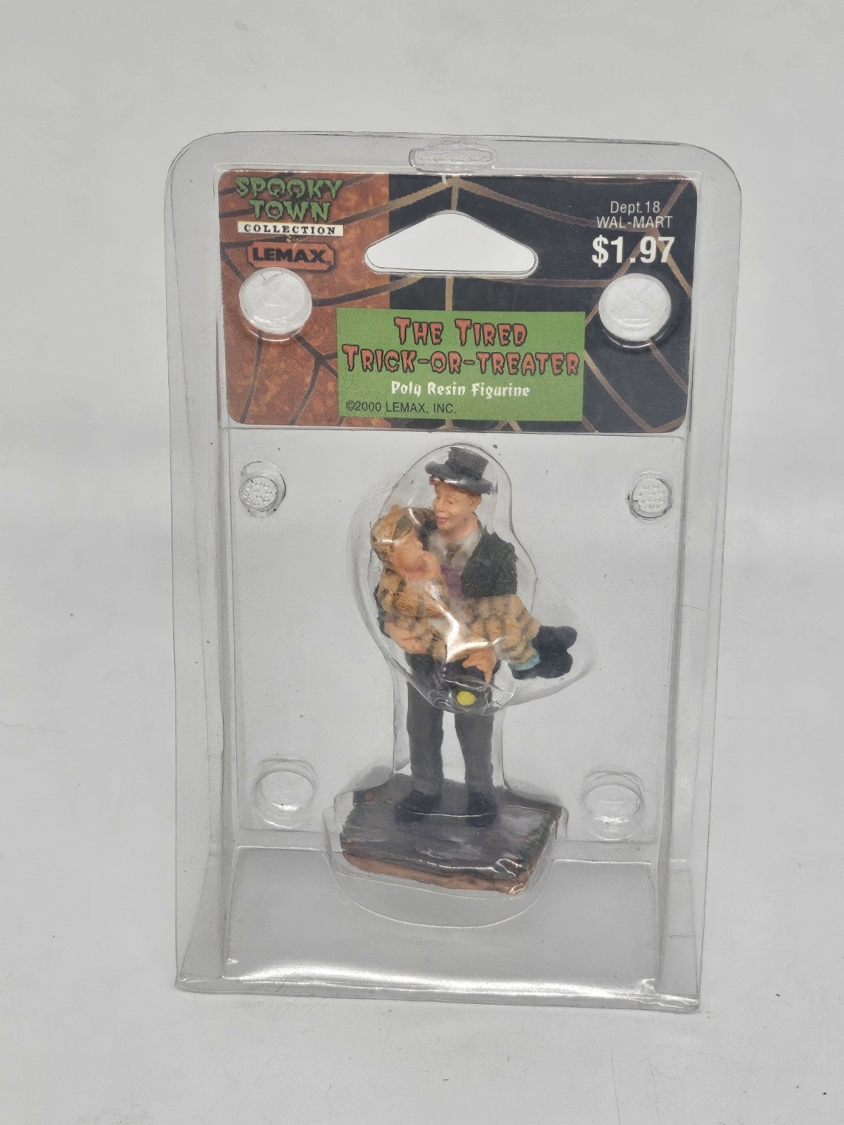 Lemax Spooky Town THE TIRED TRICK OR TREATER #02390 • RETIRED • NIB