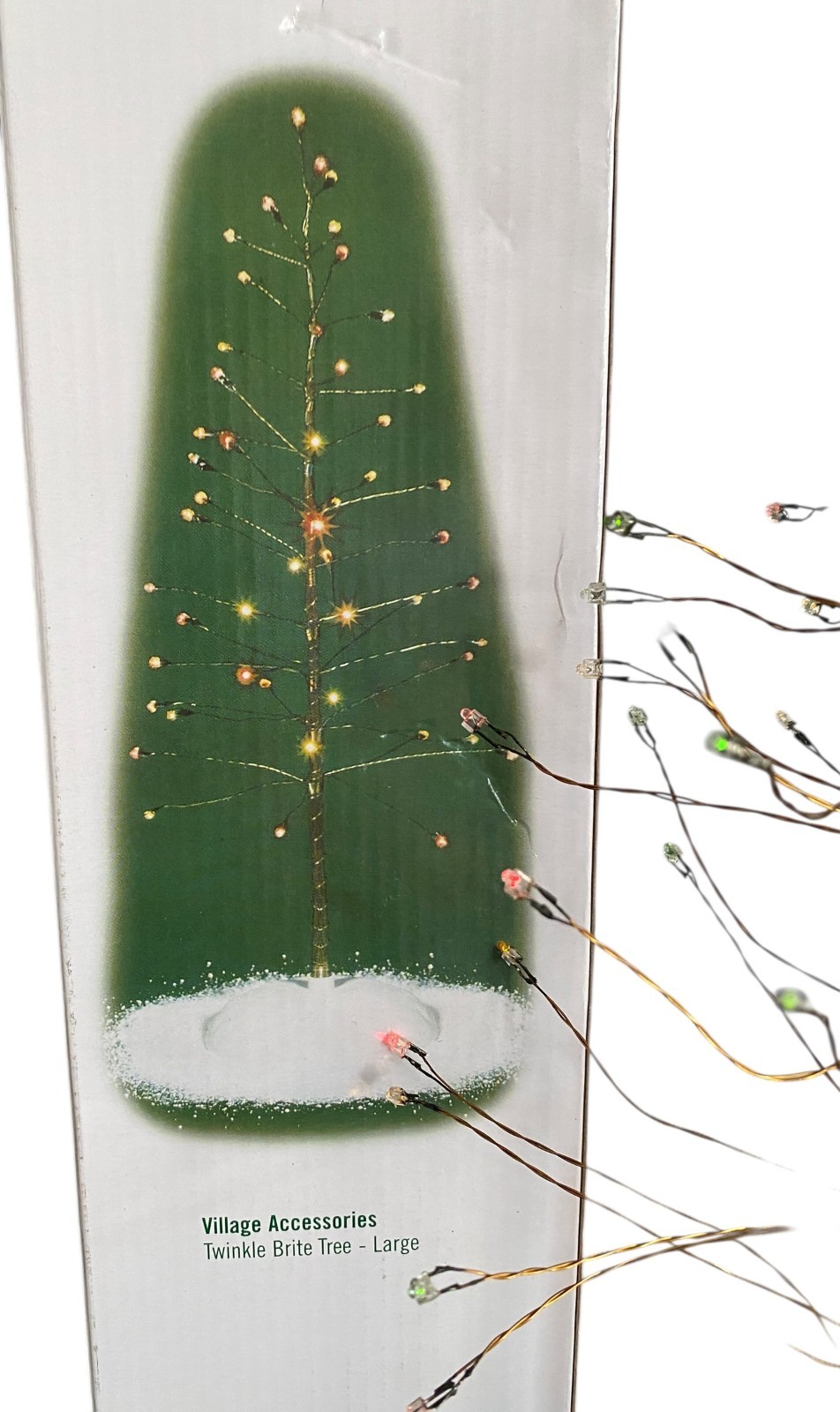 Dept 56 Twinkle Brite Tree Large Village Accessory LED Light Christmas Tree