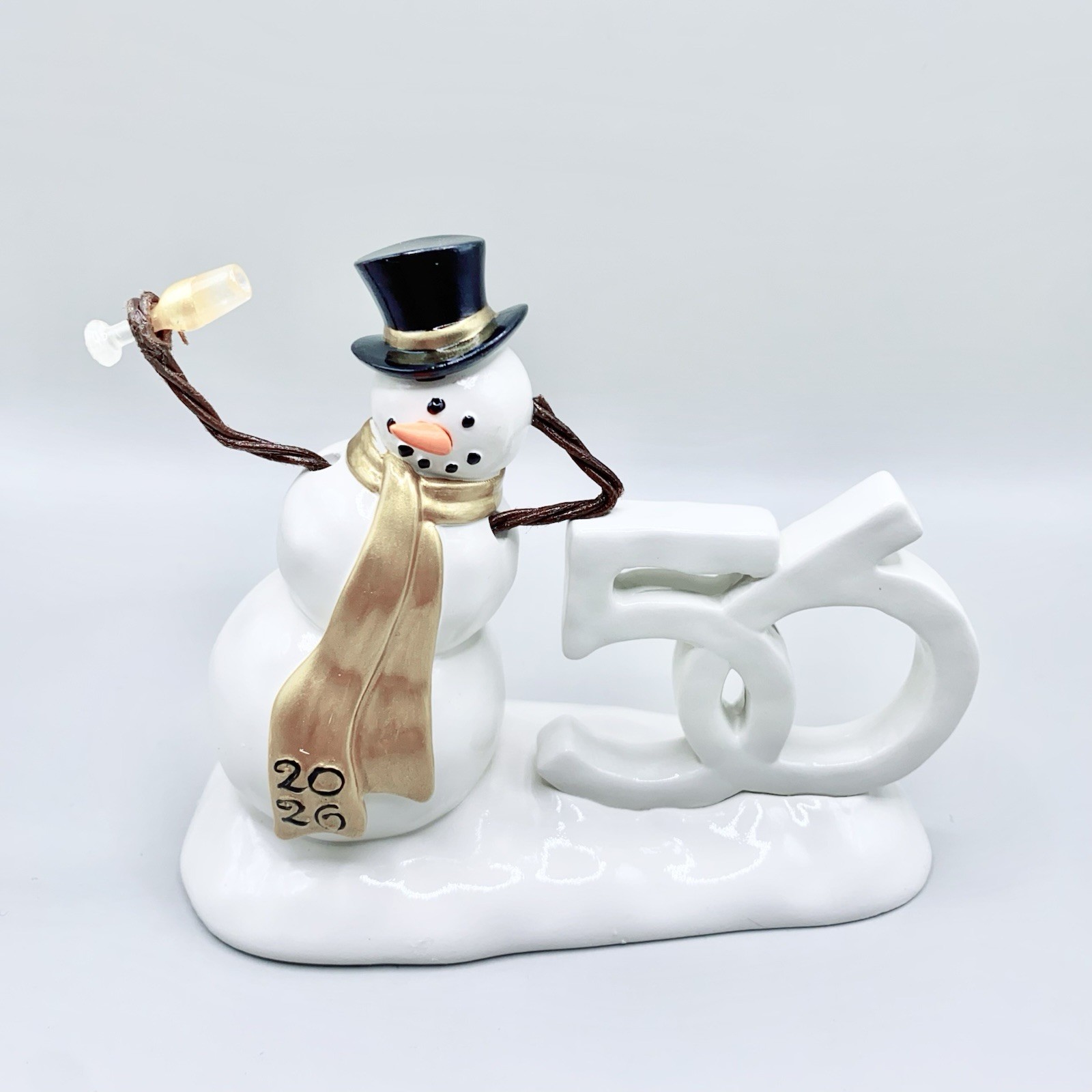 Dept 56 Snow Village Lucky The Snowman 2026 50th Anniversary Limited Ed 6018398
