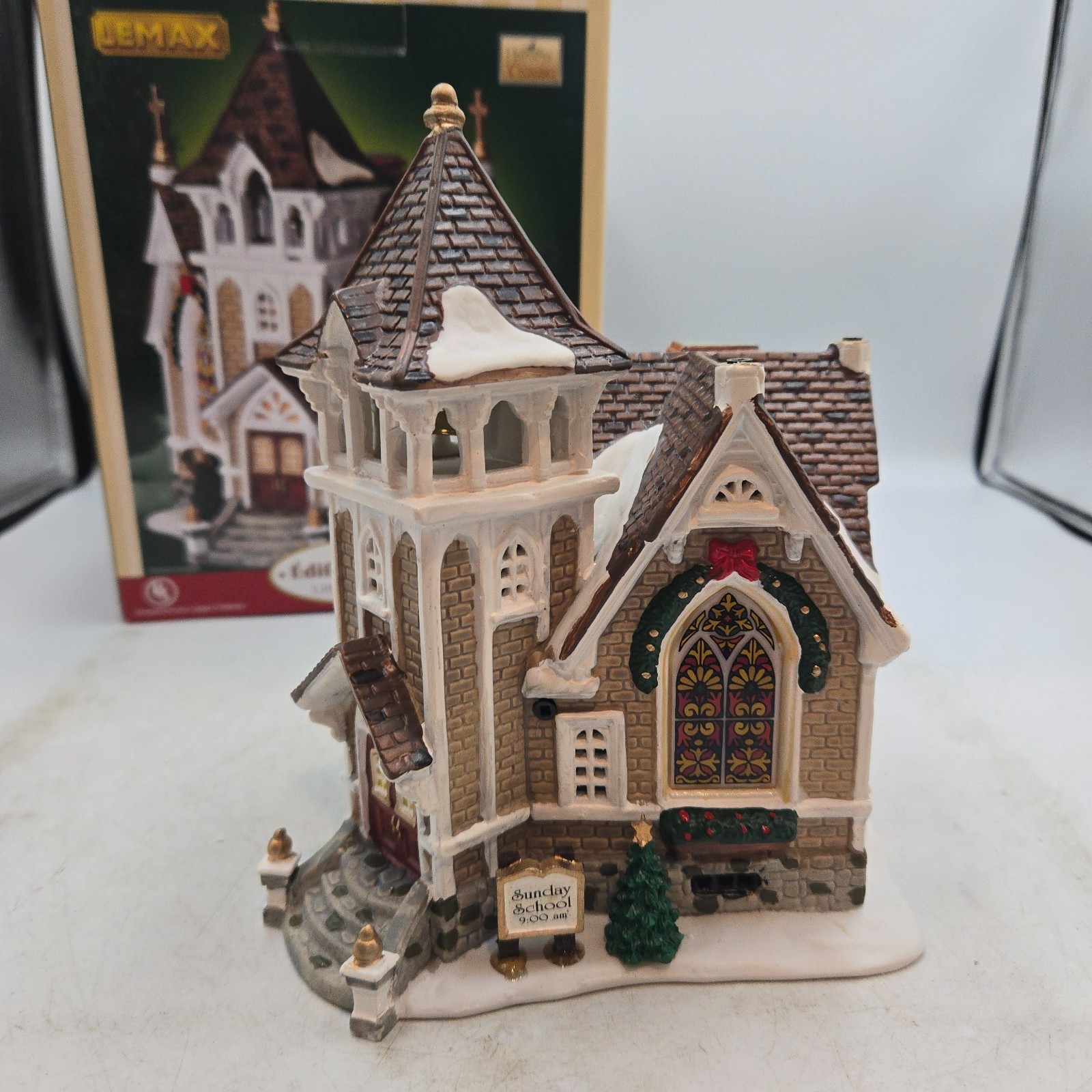 Lemax Little River Church 2004 Harvest Crossing Lighted Village w/ Box