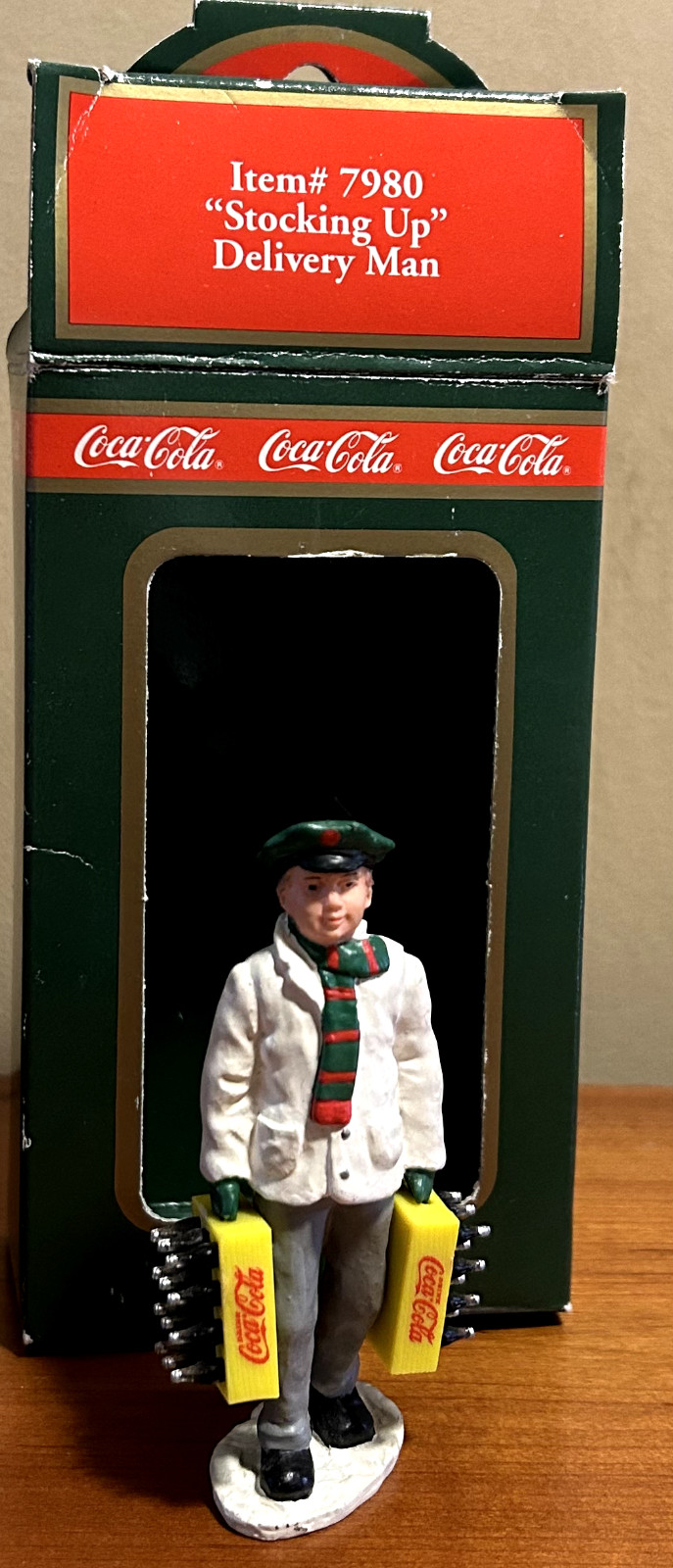 Coca-Cola 1992 Town Square Collection Stocking It Up # 7980