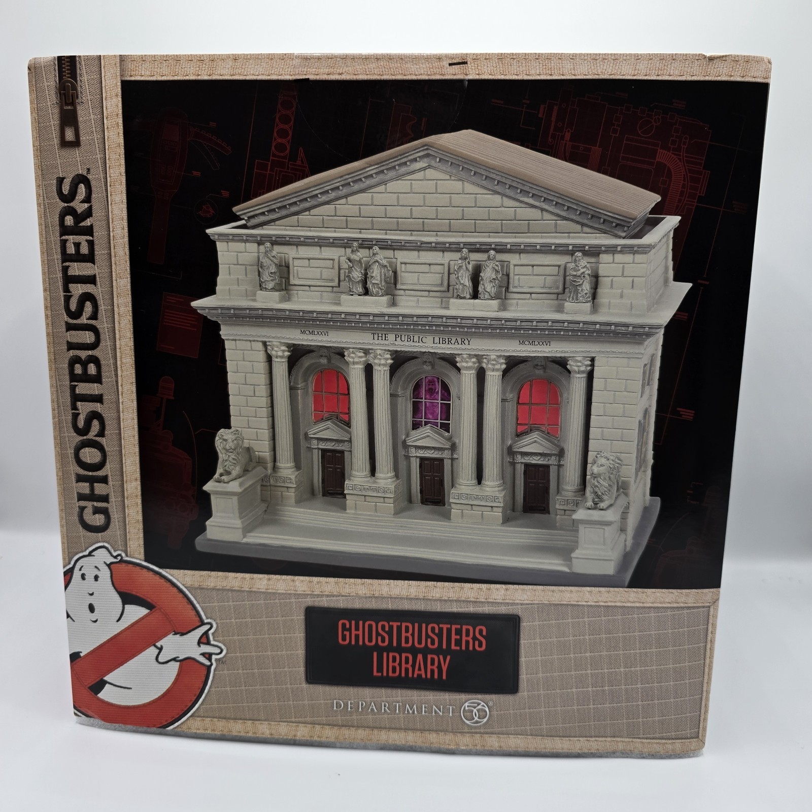 Department 56 Ghostbusters Library 6010482 Dept 2023 NEW