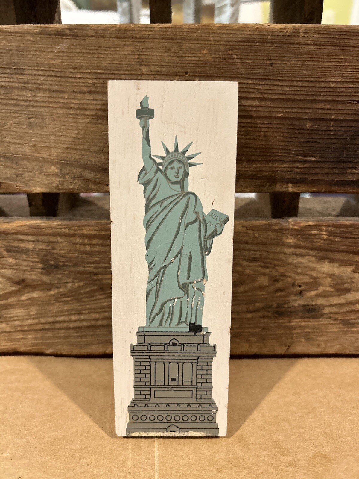 Cat’s Meow Wood Building Replica Statue of Liberty