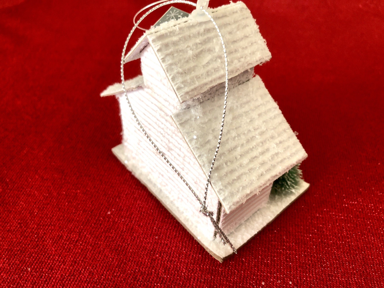 Vintage-Style Christmas/Snow Building Ornament or Village Piece