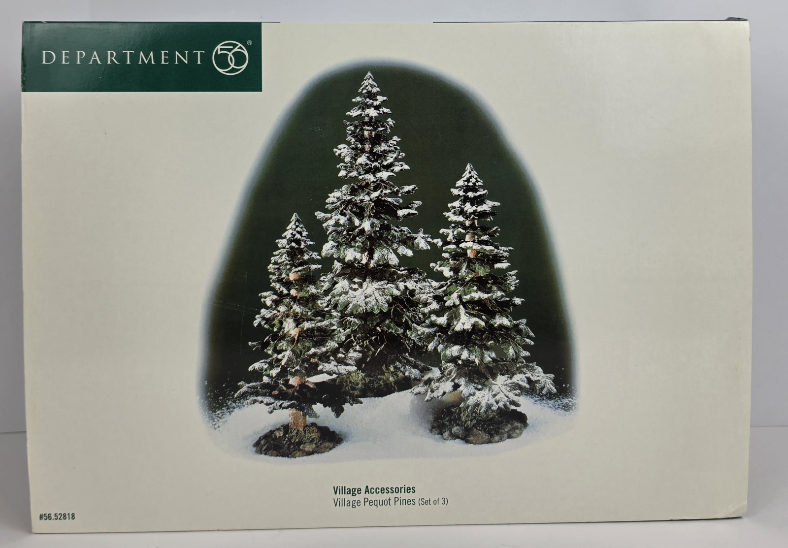 Department 56 Village Accessories Village Pequot Pines (Set of 3)