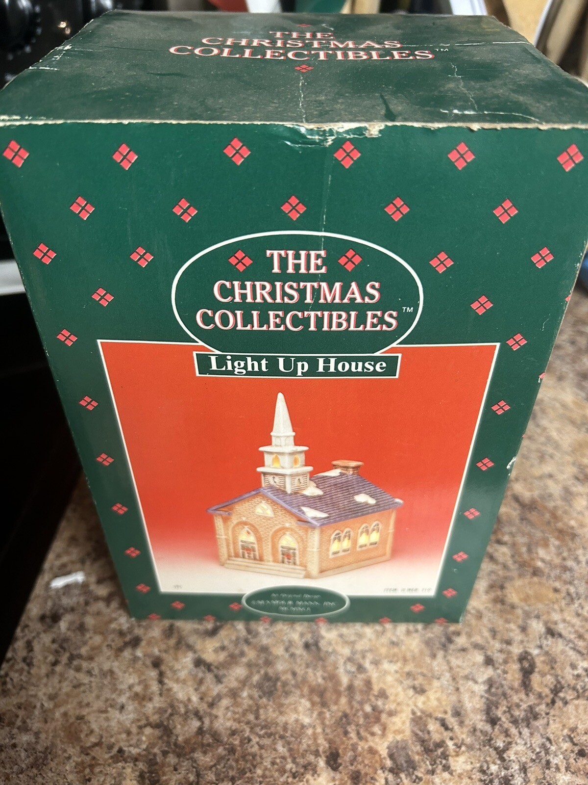Seymour Mann The Christmas Collectibles Light Up House MIB WORKS