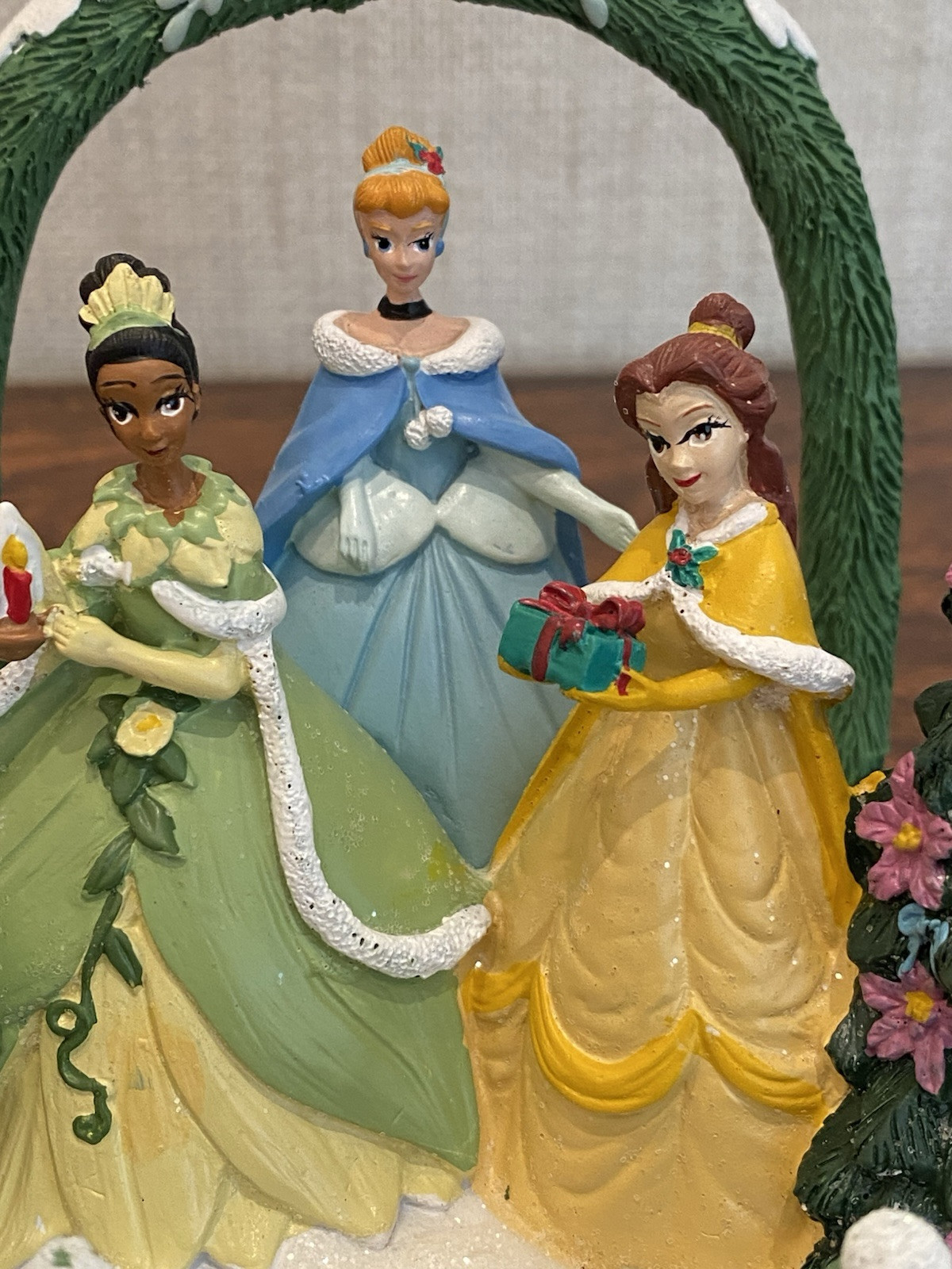 St. Nicholas Square Village Disney Princess Topiary Accessory Hand-Painted