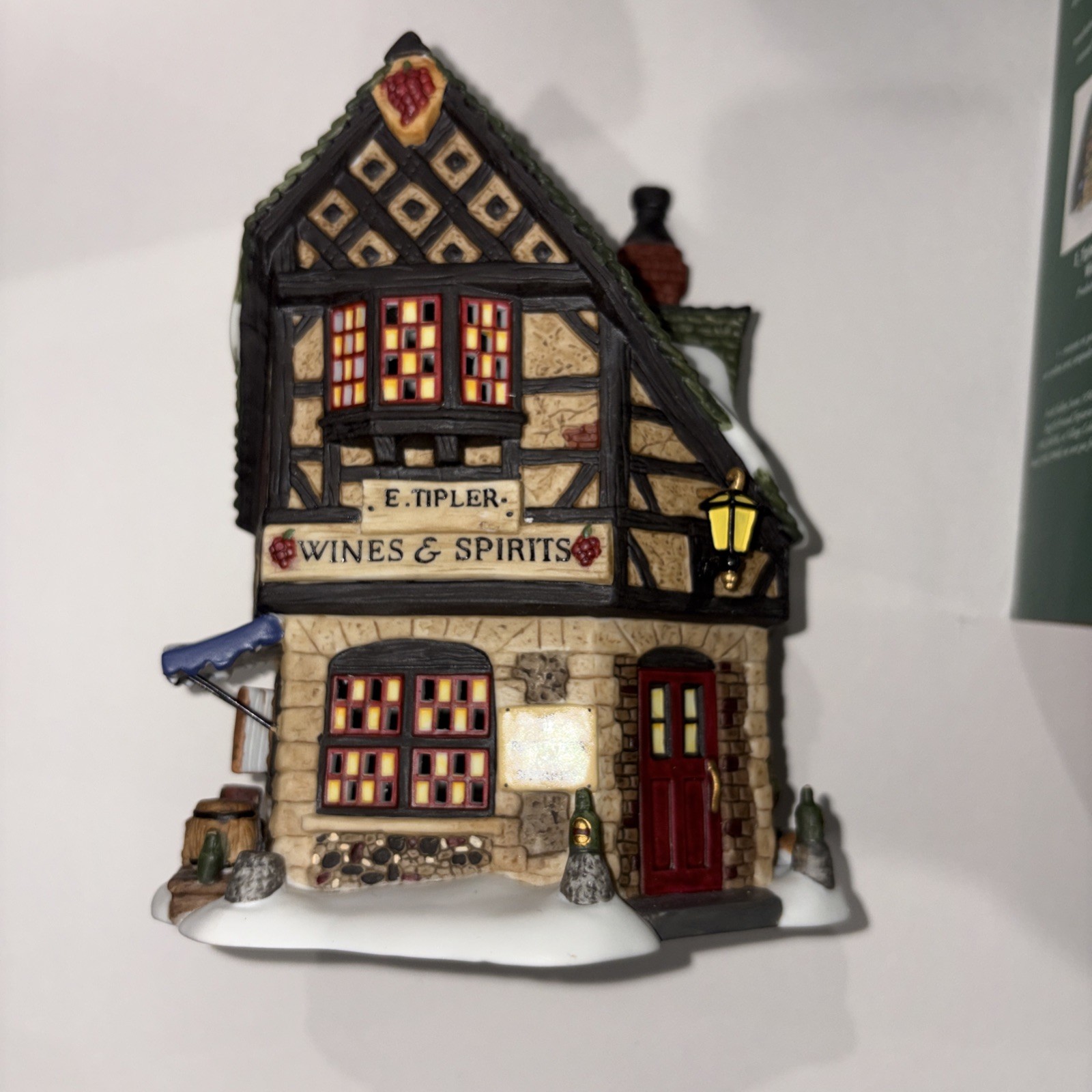 Department 56 Dickens Village Series#58725U E.Tipler Agentfor Wine&Spirits