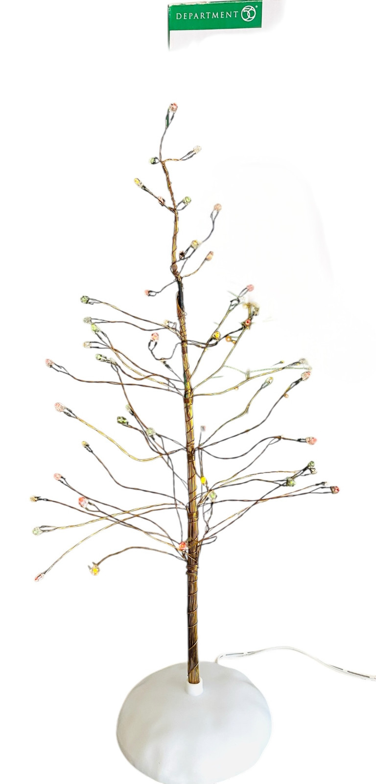 Dept 56 Twinkle Brite Tree Large Village Accessory LED Light Christmas Tree