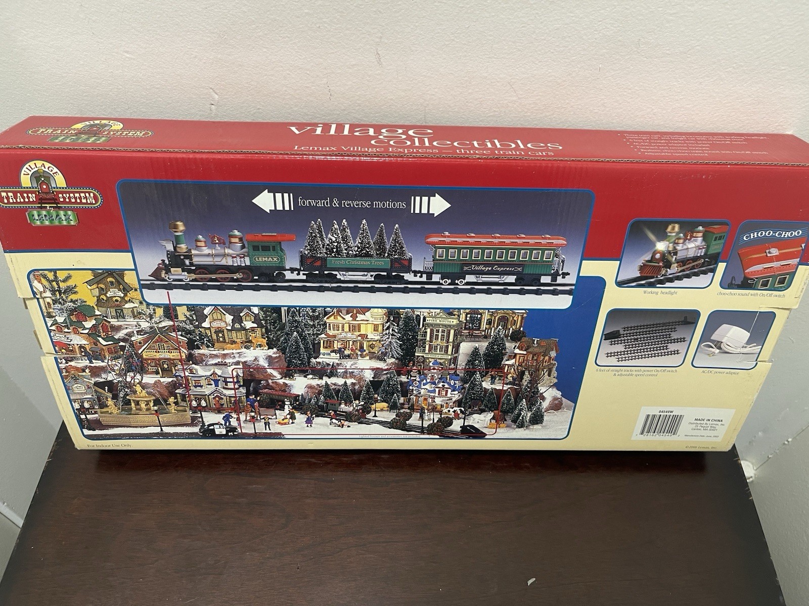 Lemax Village Express 3 Three Train Cars Set Coventry Cove Untested