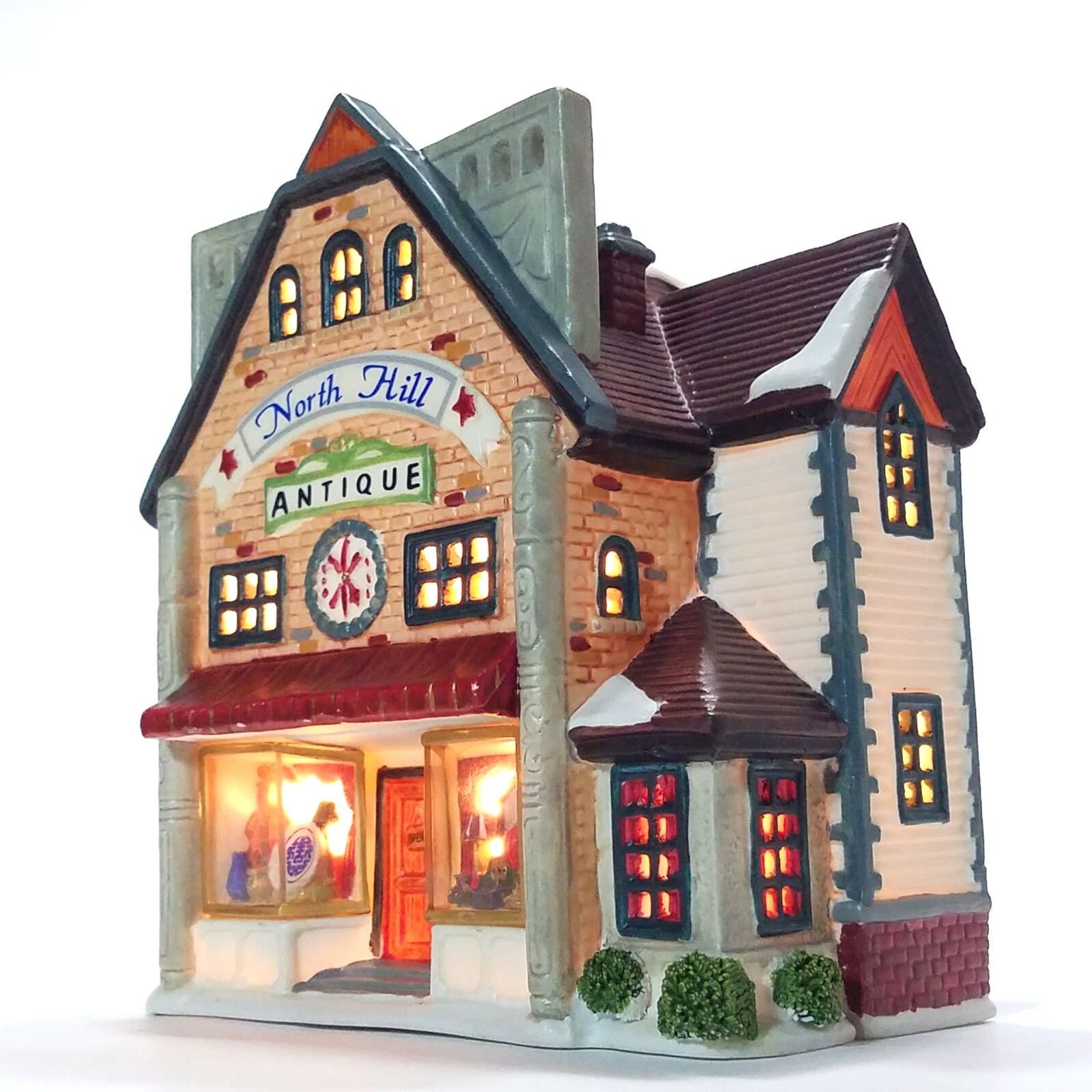 Beauty Restored Lemax 1999 North Hill Antique Plymouth Corners #95382 Vintage