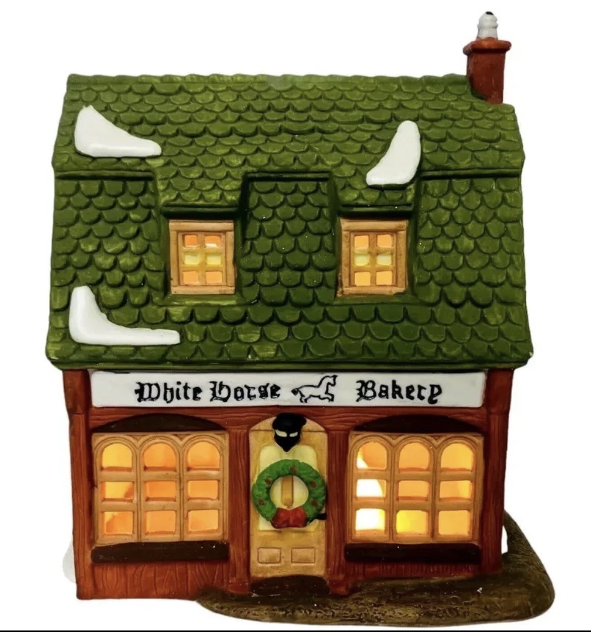 Dept 56 HVC Dickens Village Series White Horse Bakery Retired 1993