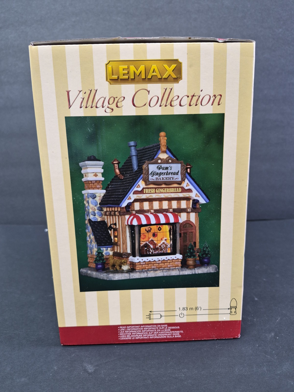 Lemax Caddington Village Pam’s Gingerbread Bakery Christmas Village