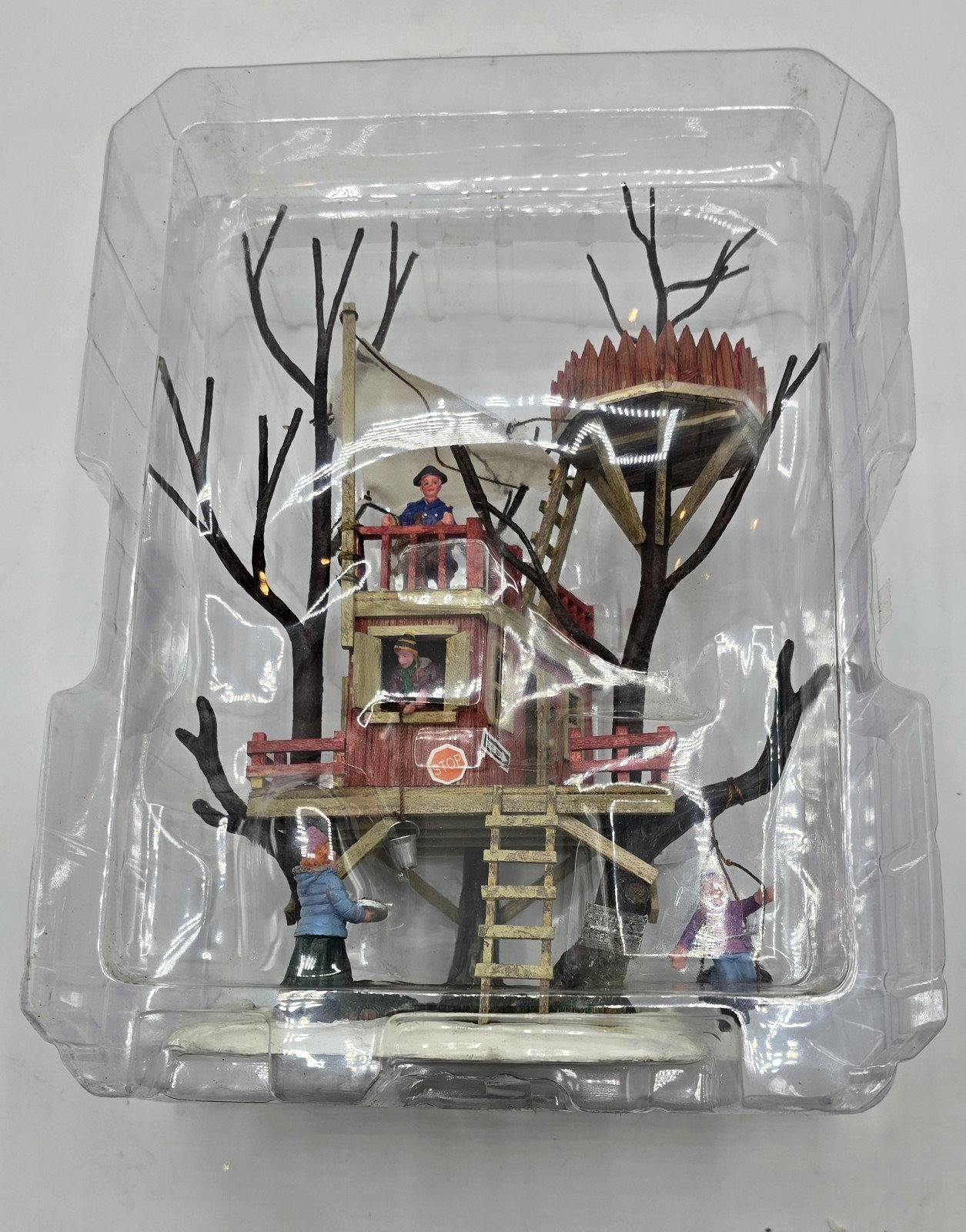 Lemax-Landscape Accent Keep Out Treehouse-2004 NEW in BOX