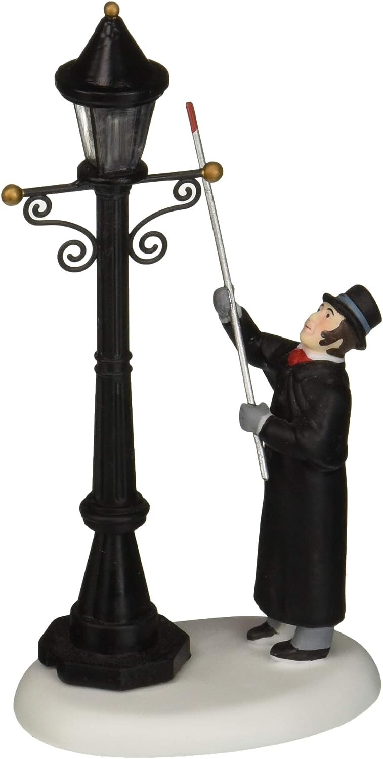 Dept 56 Dickens Village LIGHTING THE LANE 4044821 DEALER STOCK-NEW IN BOX