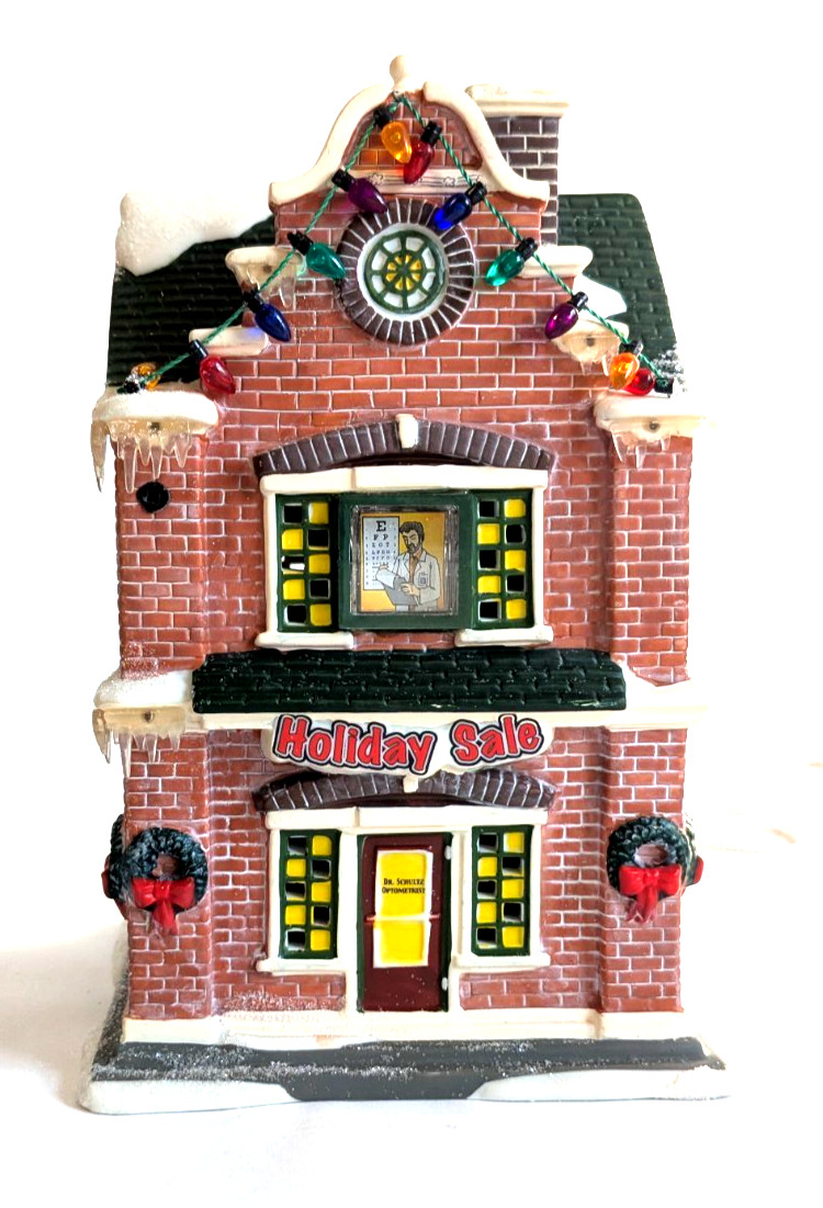 Department 56 A Christmas Story Schultz Optometry 50th Anniversary (No Flag)