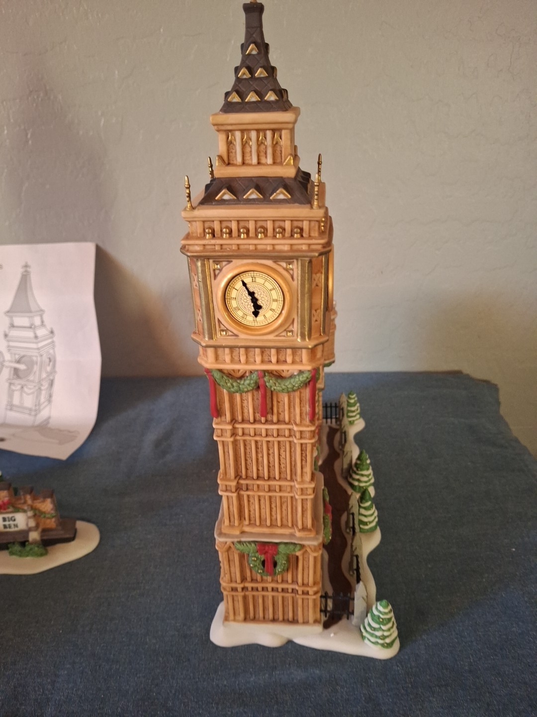 Department 56 Dickens Village Historical Landmark Christmas “Big Ben” Decor…