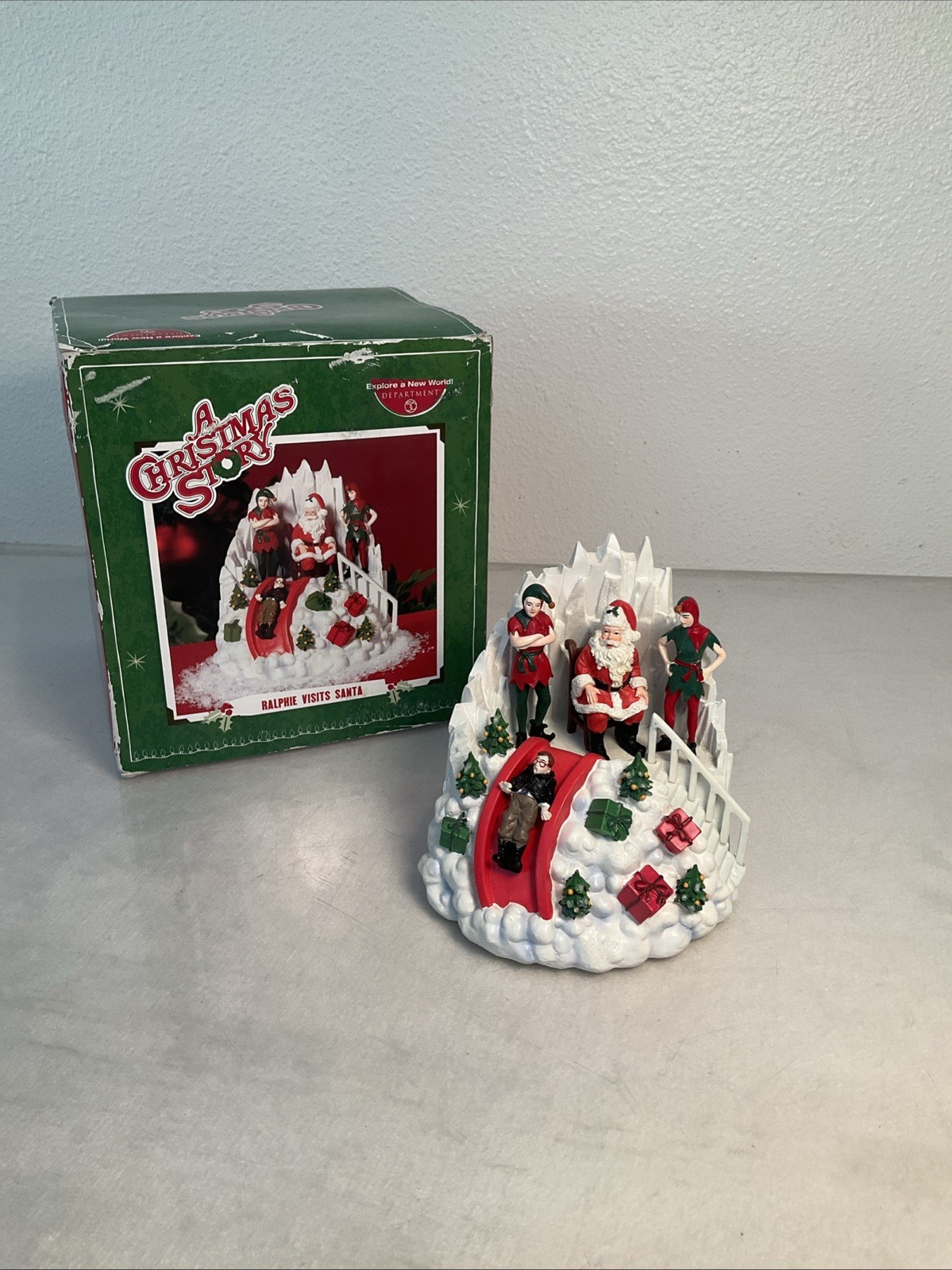 Department 56 A Christmas Story Ralphie Visits Santa
