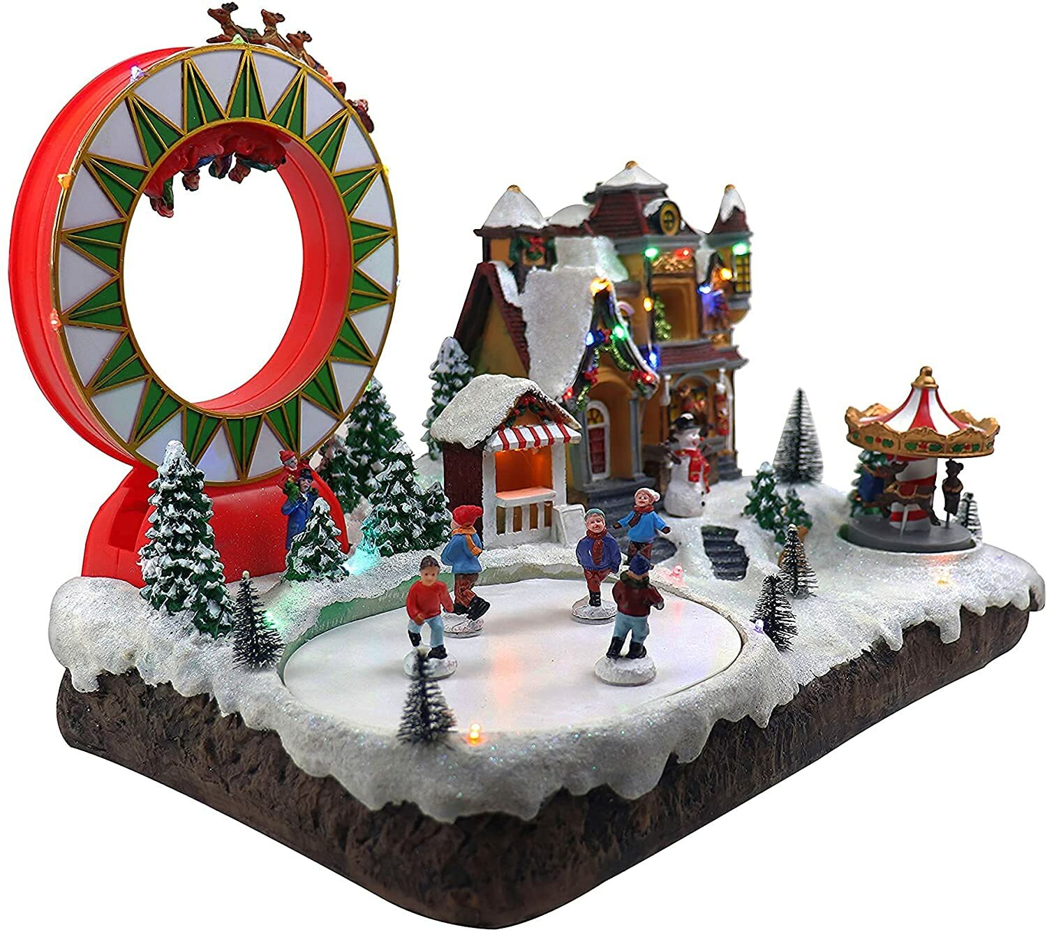 Christmas Village Grand Carnival Animated Pre-lit Musical