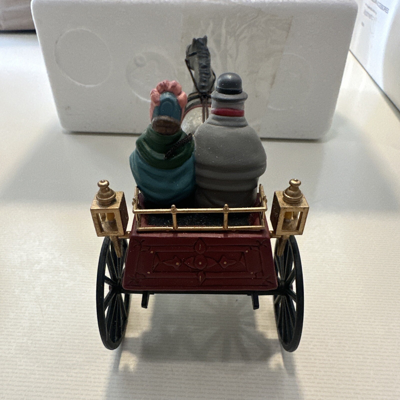 Dept 56 Heritage Village Red Christmas Sulky