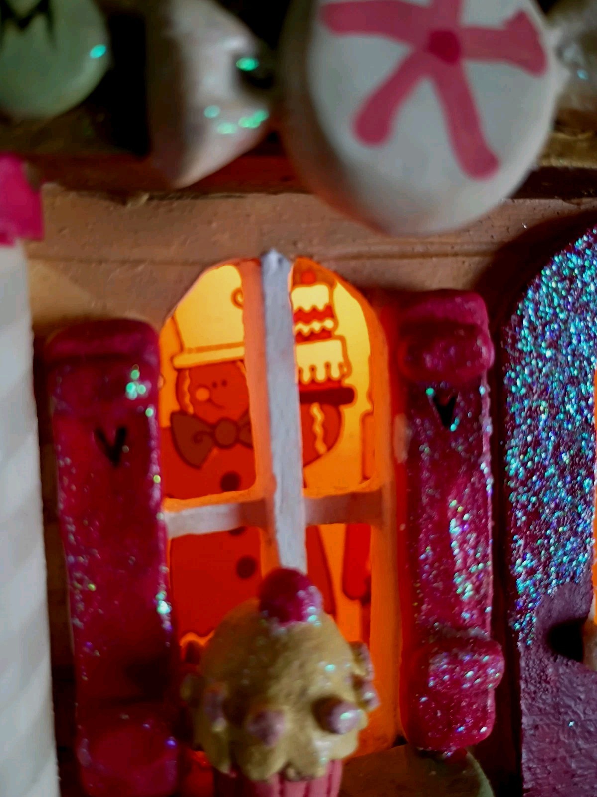 VTG Kurt Adler 10.5″ Lighted Gingerbread House~Retired~Corded Electric~Works!