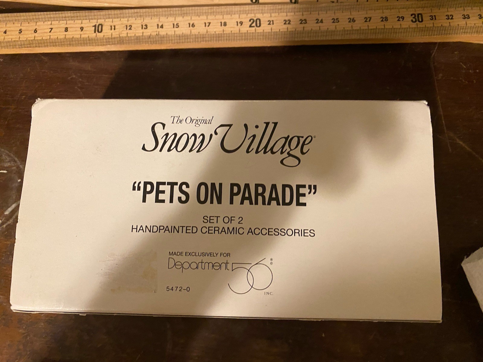 Dept 56 The Original Snow Village ~ “Pets On Parade” ~ #54720 Dogs On Leash