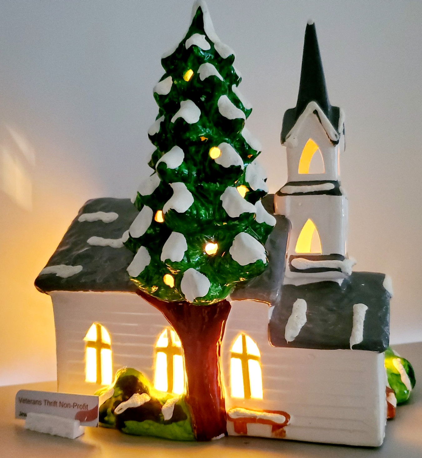 VTG 1983 Dept 56 Snow House/Snow Village #5058-3 Countryside Church Box & Cord💖