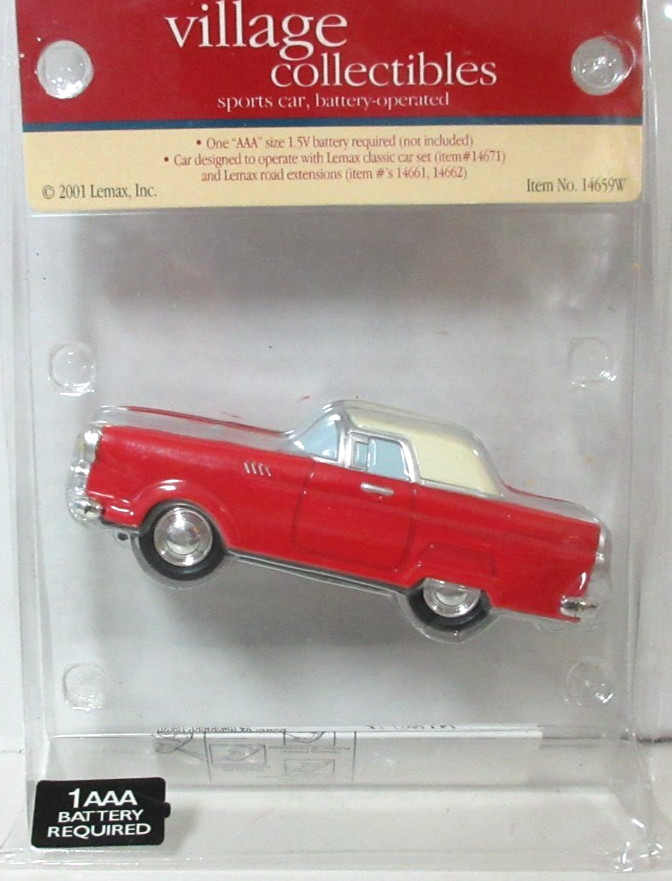 G SCALE LEMAX 14659W SPORTS CAR BATTERY-OPERATED RARE