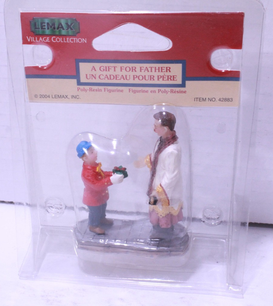 Lemax Christmas Village Town A Gift For Father 42883 Priest Minister Church NEW