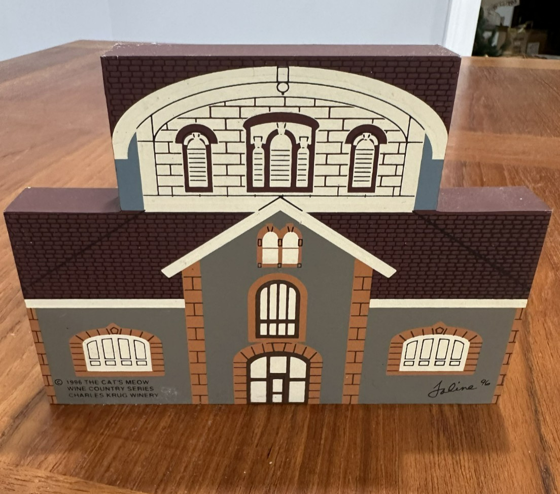 Vintage 1996 Cat’s Meow Village – Charles Krug Winery – Wine Country Series #5-1