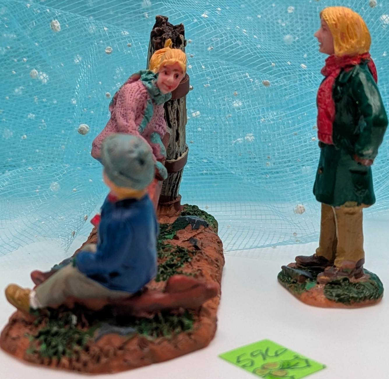 Lemax Antique Anchor children Nautical NO BOX Christmas Village Figurine INV596