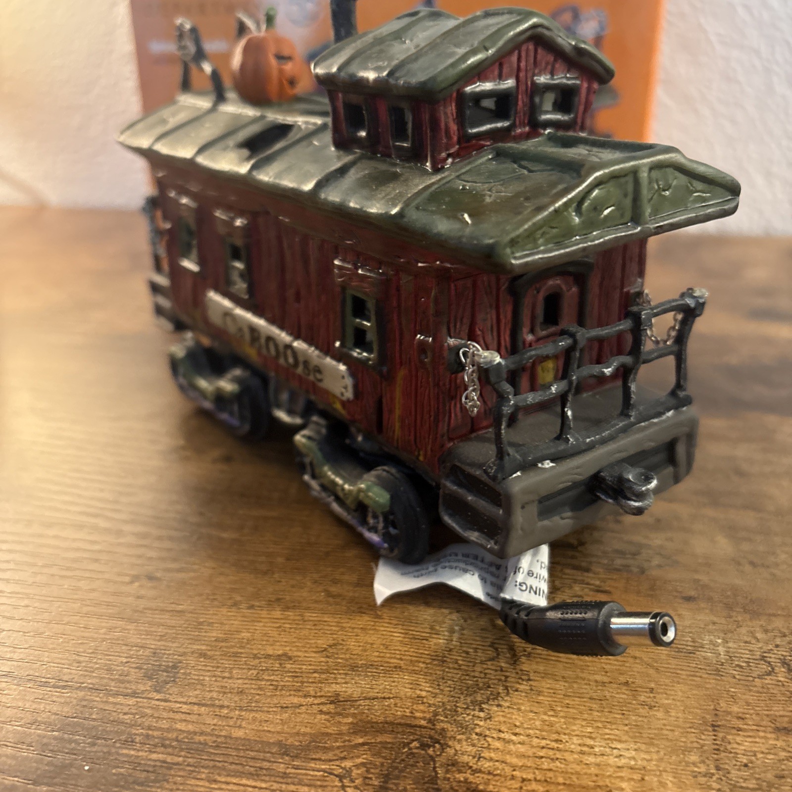 Dept 56 Snow Village Halloween Haunted Rails Caboose 4020957 Department 56 train