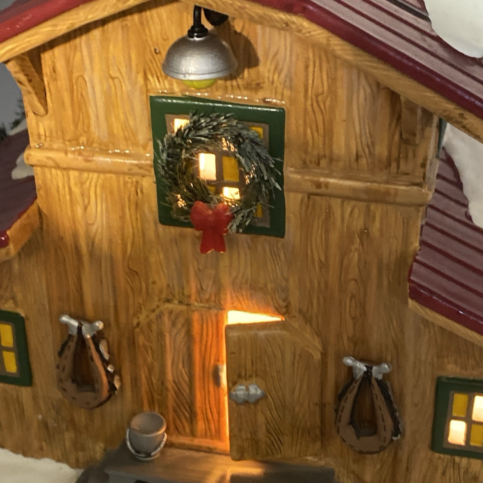 Department Dept 56 Snow Village Bucks County Horse Barn New Box 56.55049