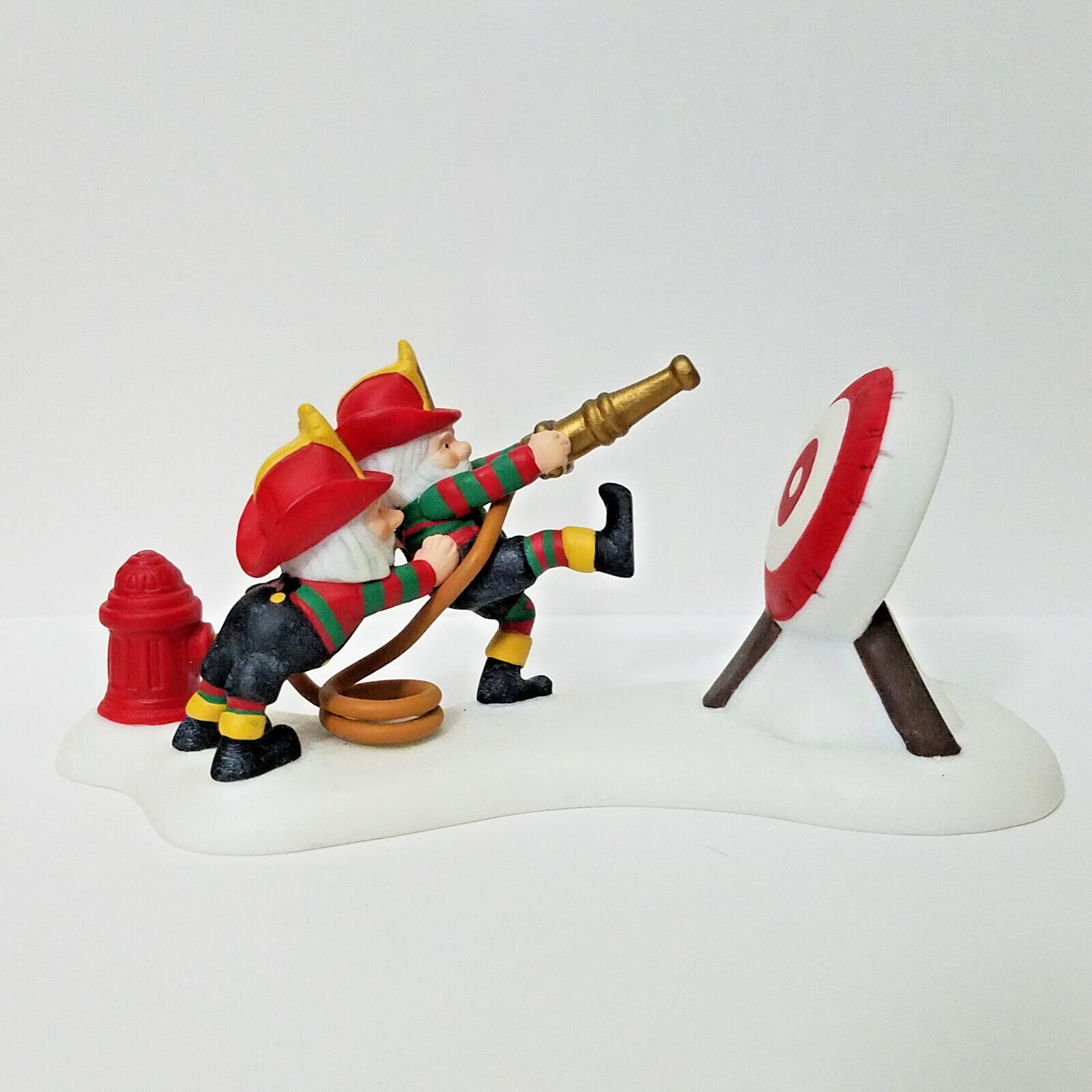 Dept 56 2000 Rescue Ready North Pole Snow Village Series 56804 Elves Firefighter