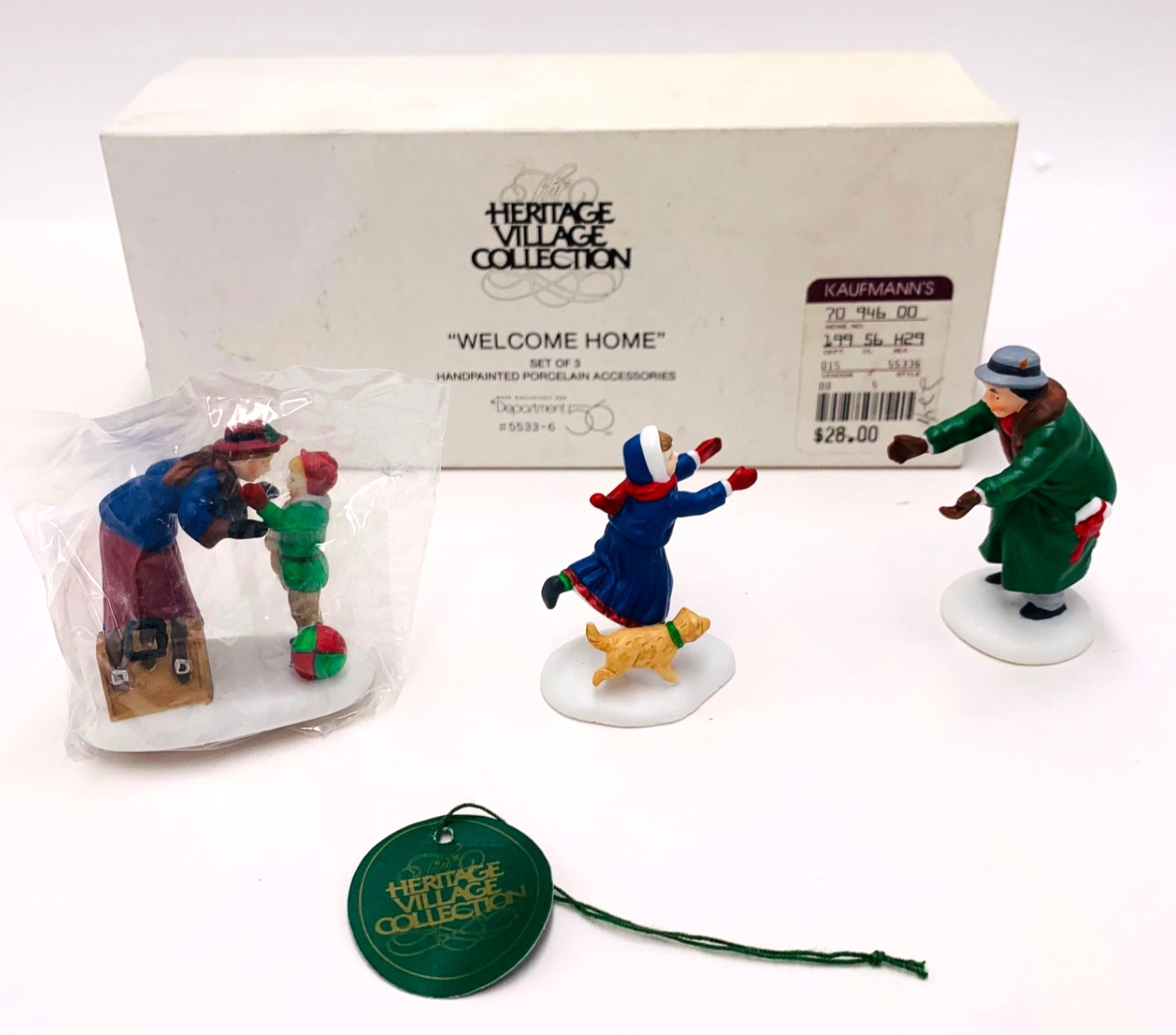 Dept 56 “Welcome Home” Heritage Village Collection # 5533-6 Set Of Three