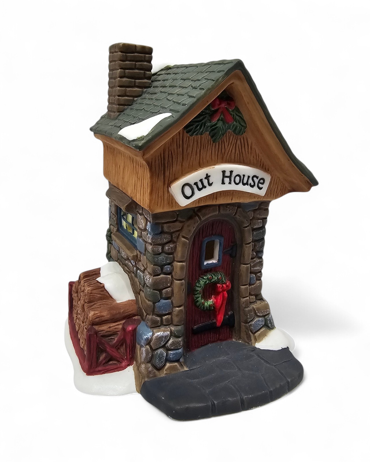 O’Well 4.25″ Out House Christmas Village Accessory/ Figurine