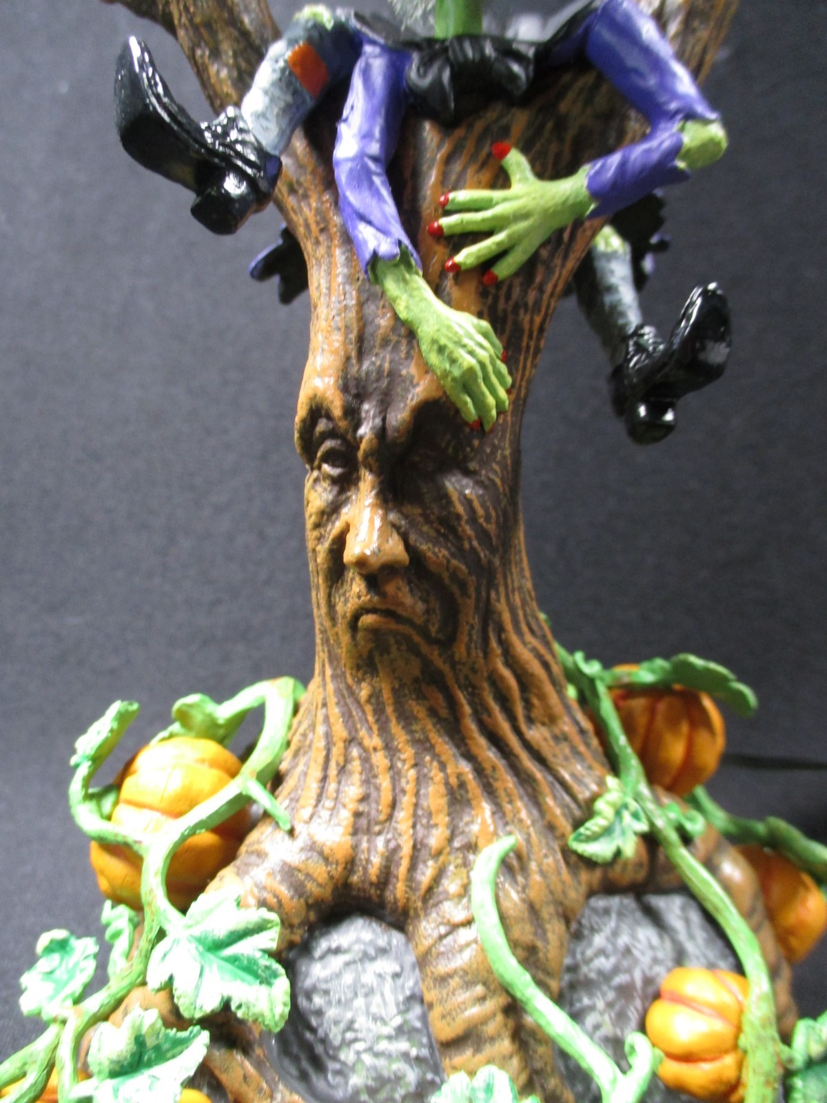 Halloween Dept 56 Village Accessories Witch Crash -Working- Batteries NOT incl.