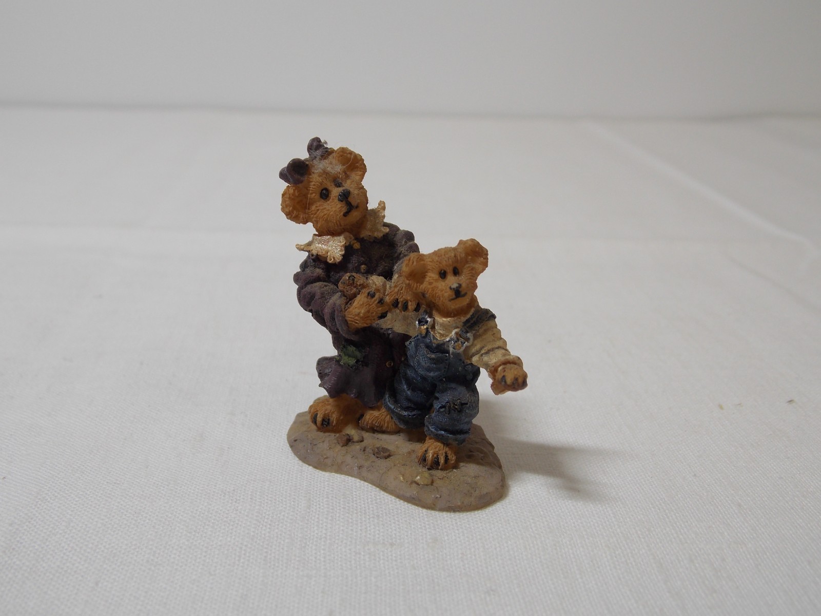 Boyds Town Village Momma Timmy Bear Figurine 2000 TBC Vintage Collectible Small