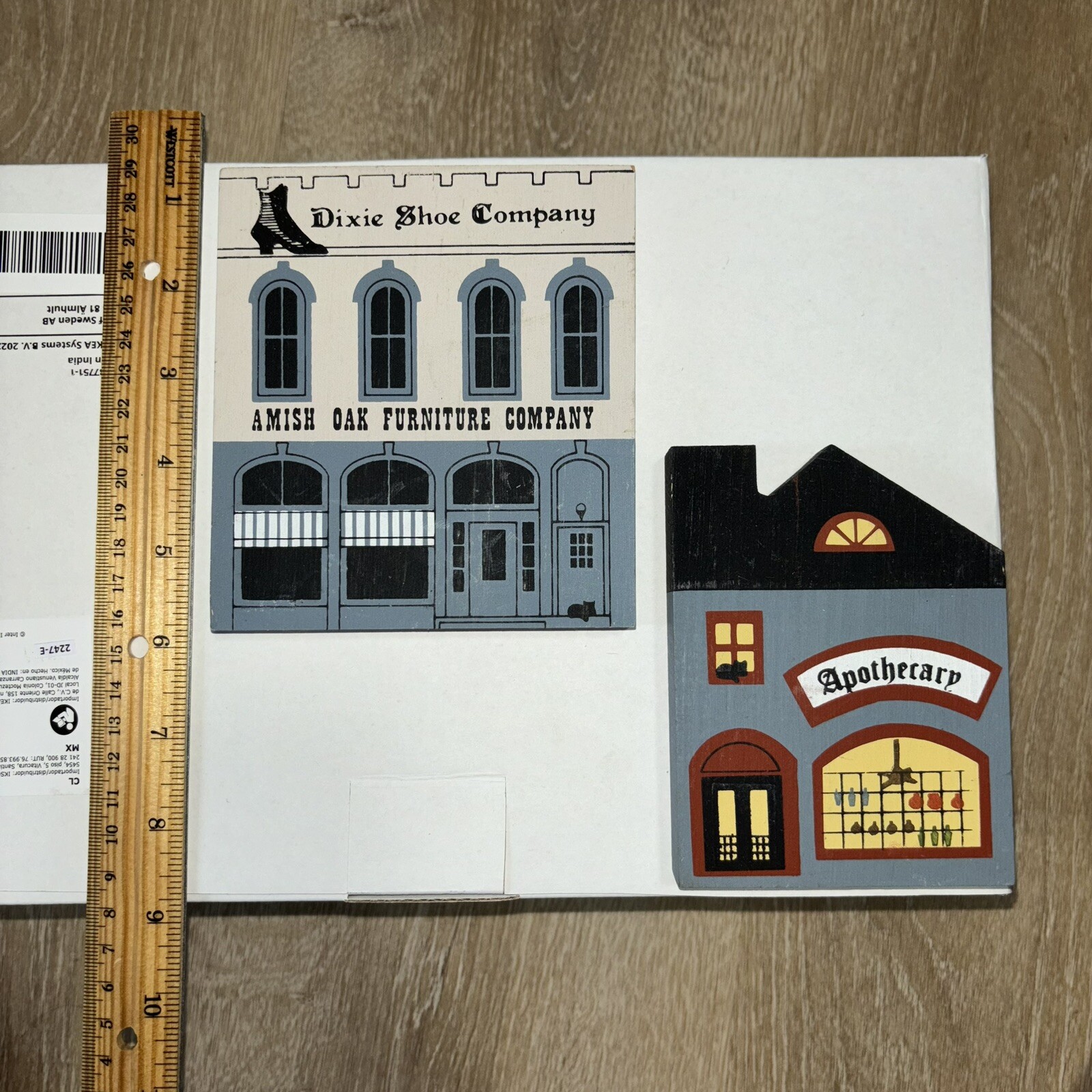 1983 1987 -PAIR – The Cat’s Meow Apothecary & Dixie Shoe Company – Both Signed