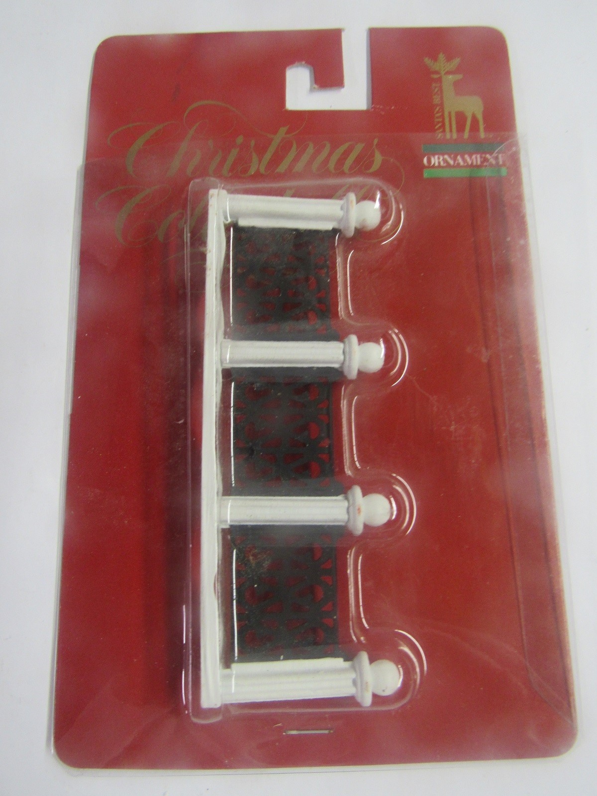 New R.O.C. Christmas Village Accessory 4″ Metal Fence Mint In Package