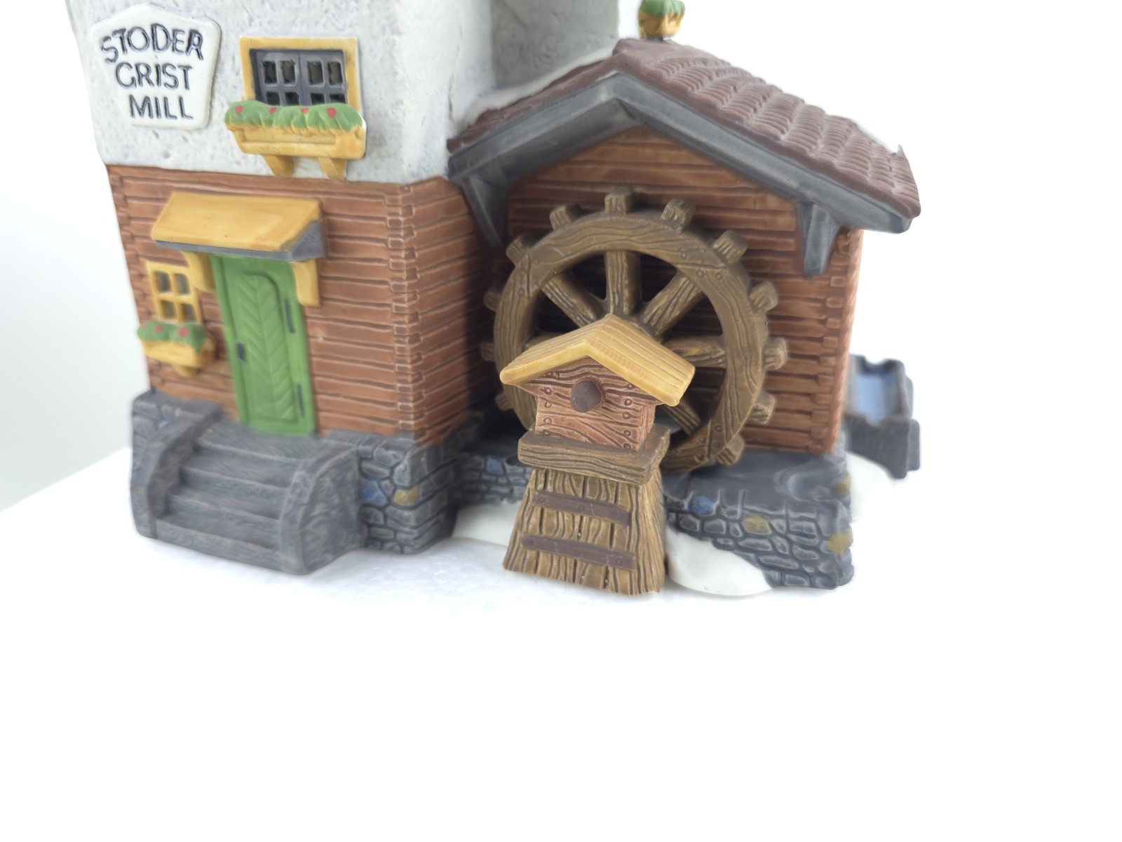 Dept 56 Alpine Village Stoder Grist Mill #5953-6 Handpainted Porcelain