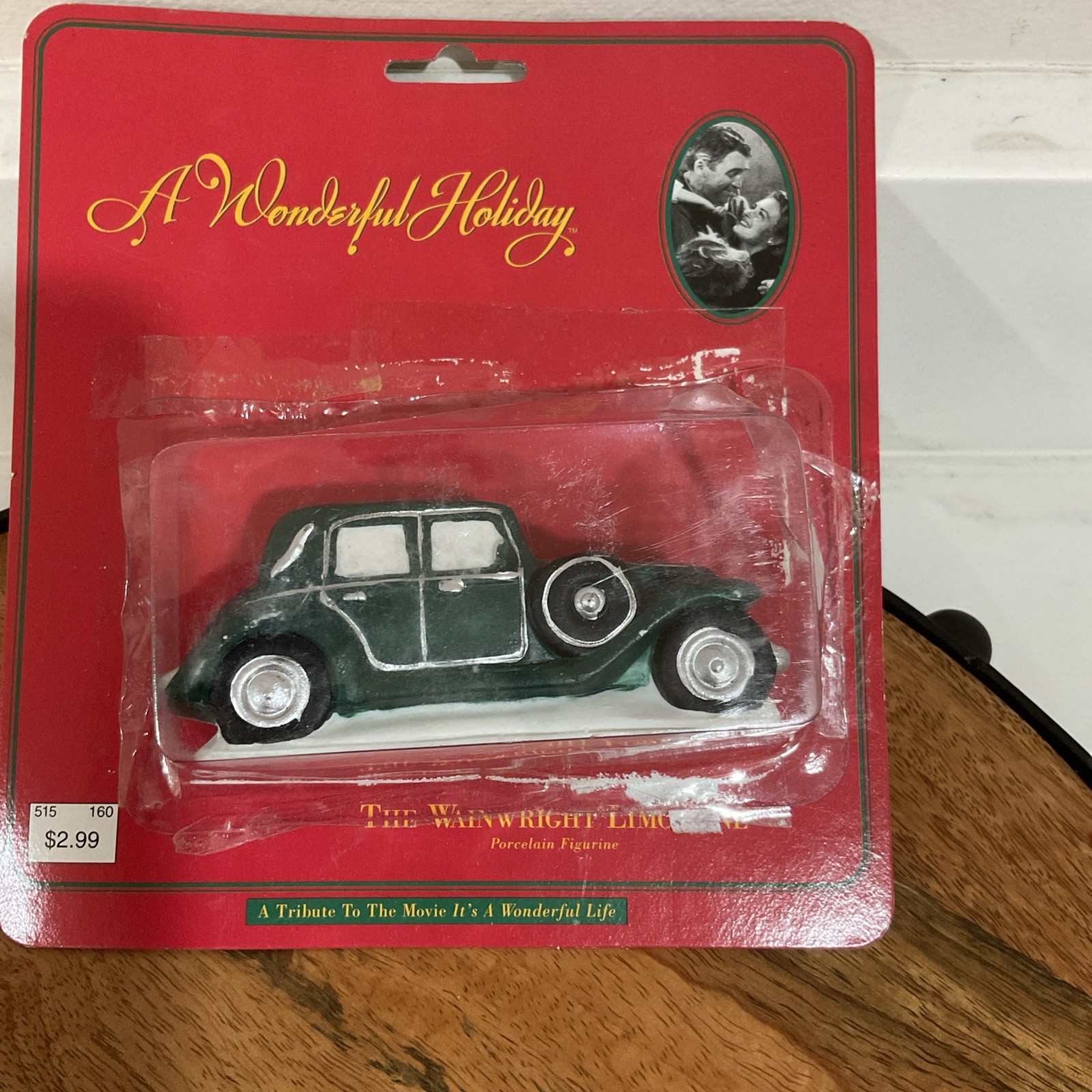1995 It’s A Wonderful Life Wainwright Limousine Car Porcelain Figurine