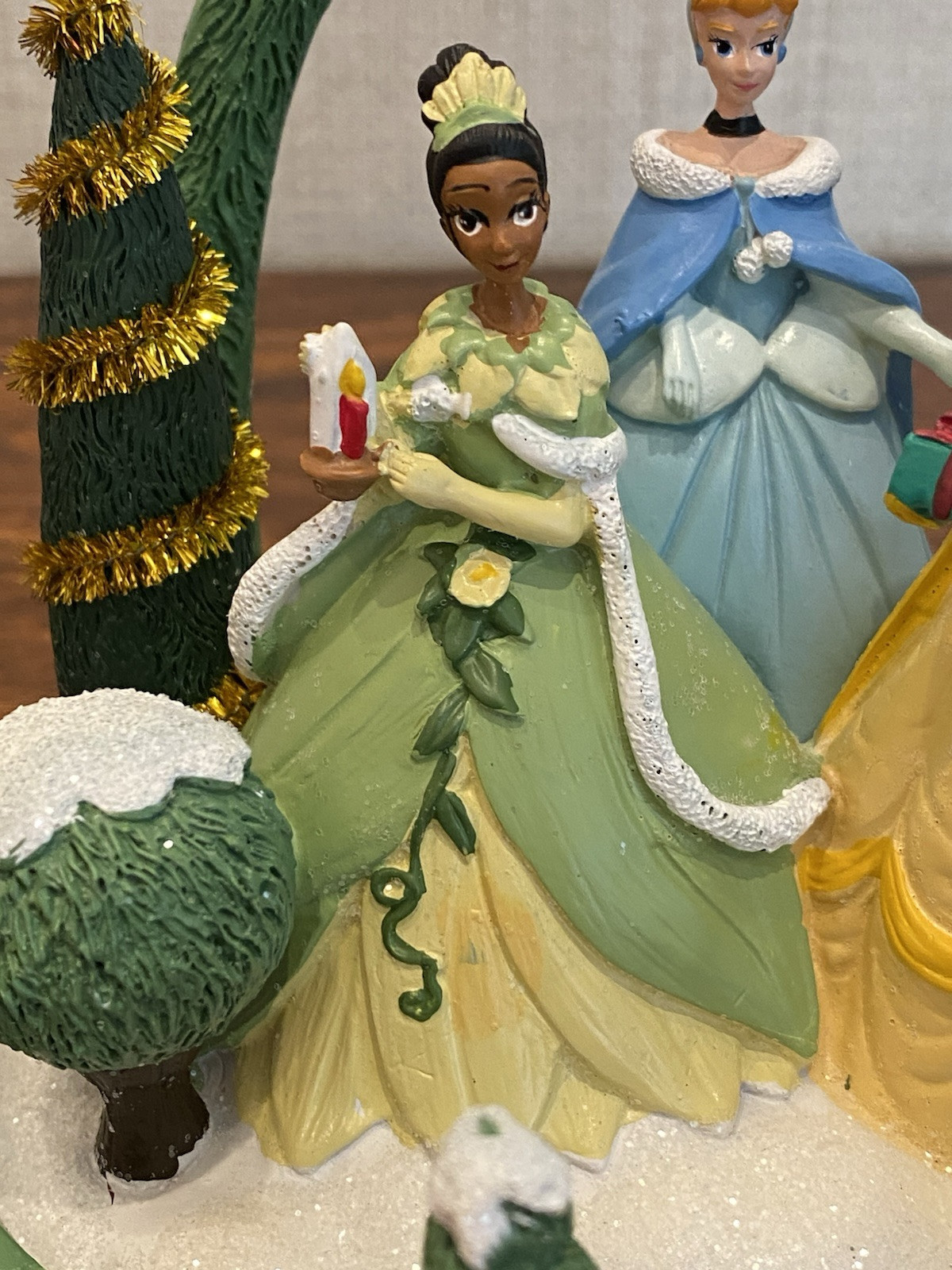 St. Nicholas Square Village Disney Princess Topiary Accessory Hand-Painted